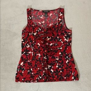 WHBM | Tank Blouse | Ruffle Front